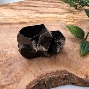 Raw Smoky Quartz Crystal Cluster Protective Stone